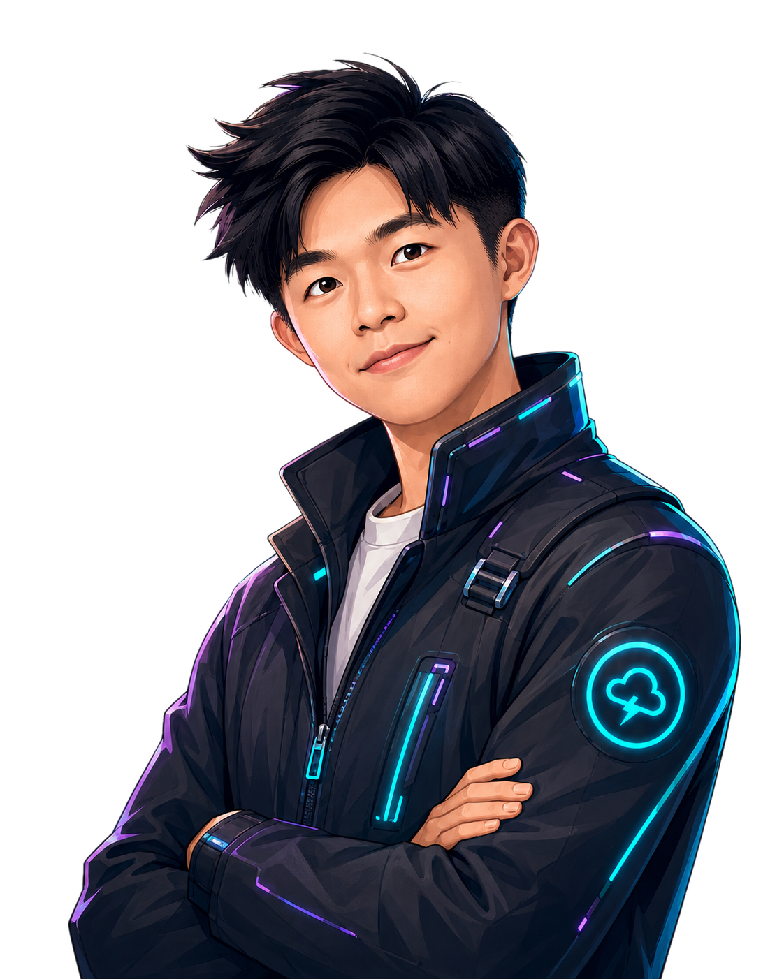 Stylized portrait of Prof. Chia-Tung Wu